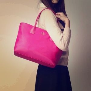 kate spade New York Catie Pink Tote Bag